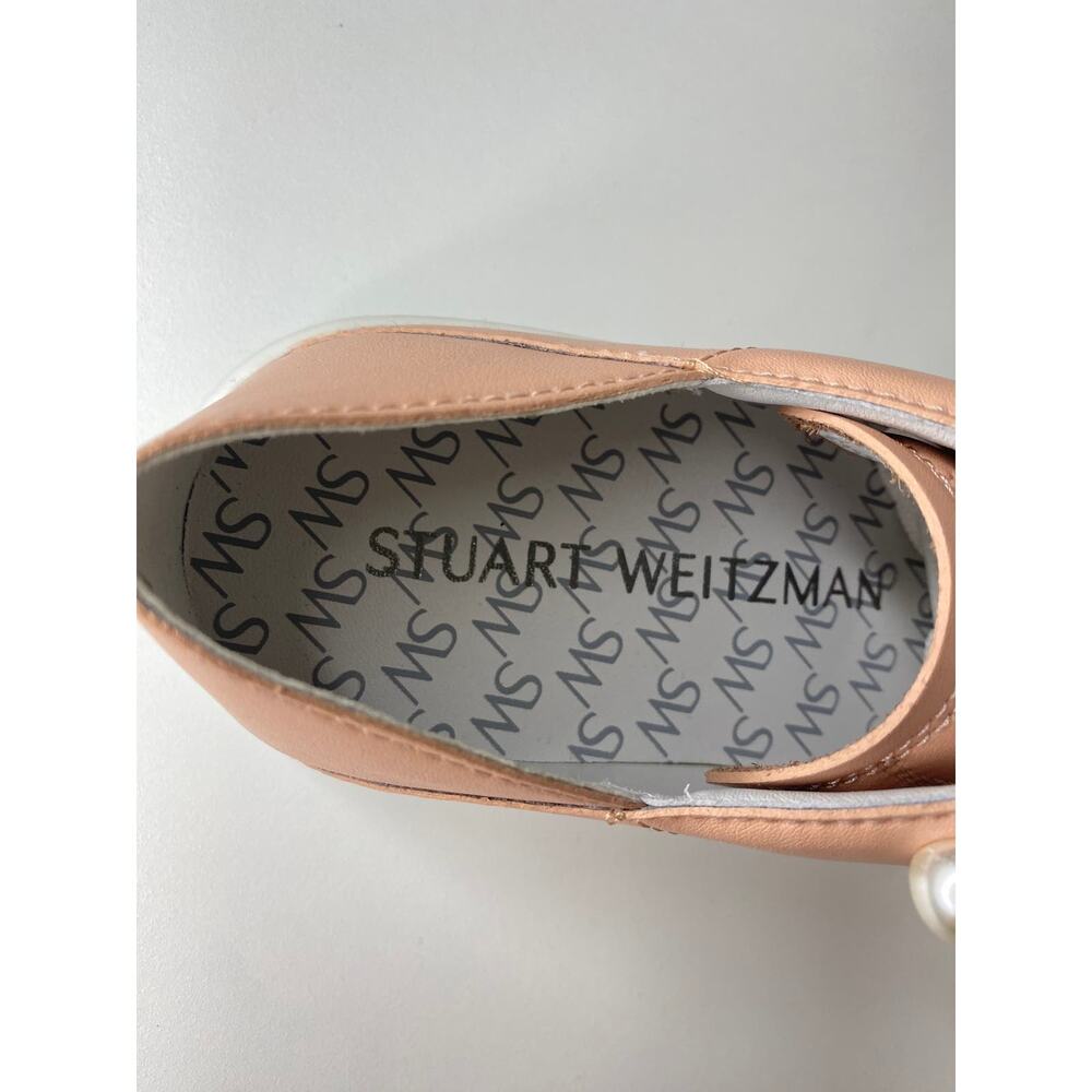 Stuart Weitzman Pearl Convertible Sneakers Pink Balletcore Coquette - Picture 9 of 14